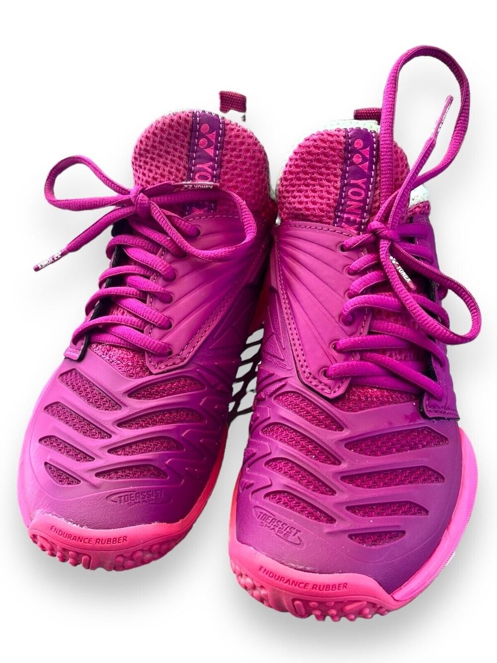YONEX Fusion REV 3 Endurance Power Cushion Plus Shoes Mens Women’s 6 Pink